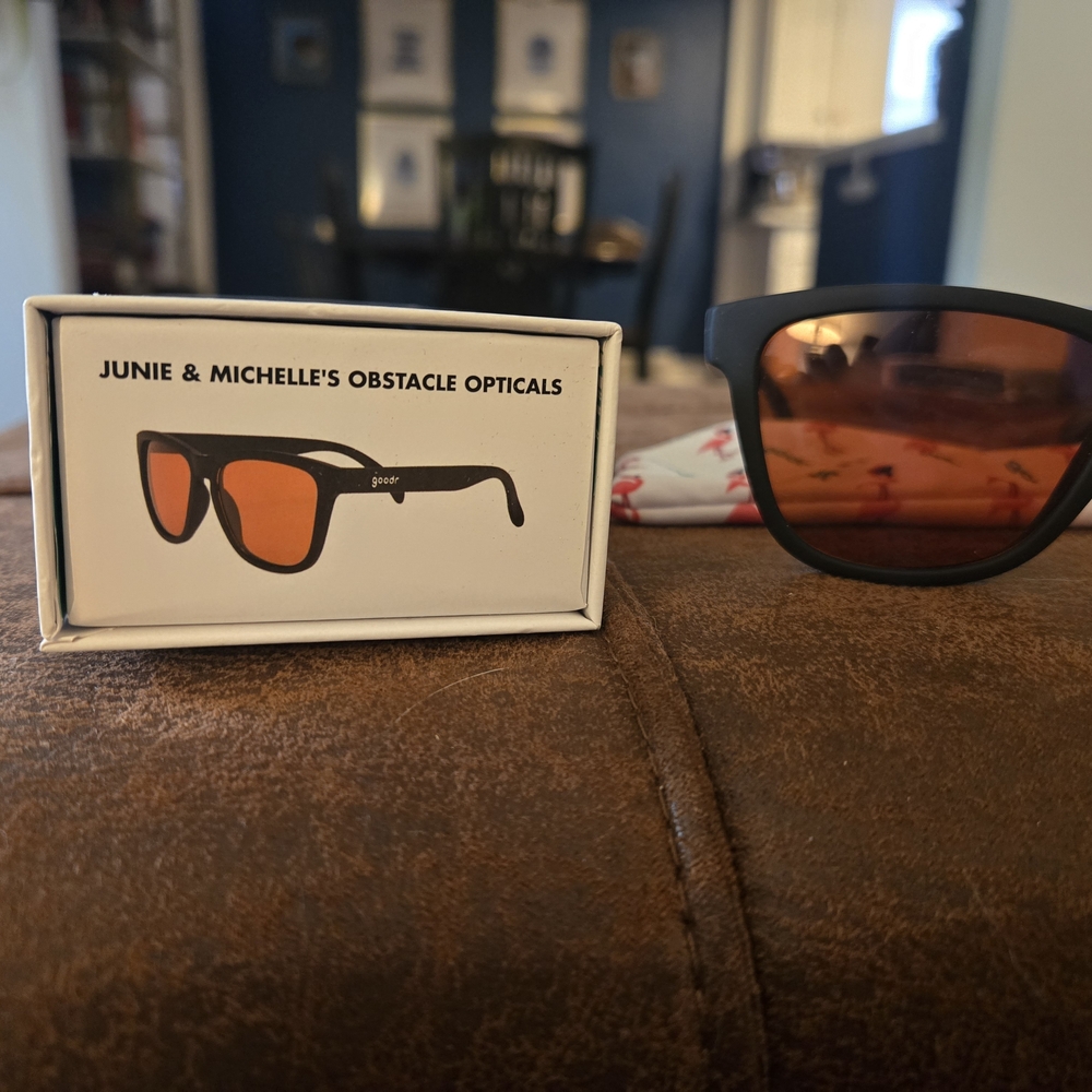 Black and Orange Sunglasses